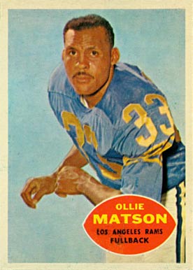 1960 Topps Ollie Matson #63 Football Card