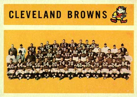 1960 Topps Cleveland Browns Team #31 Football Card