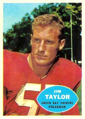 1960 Topps Jim Taylor #52 Football Card