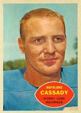 1960 Topps Hopalong Cassady #42 Football Card