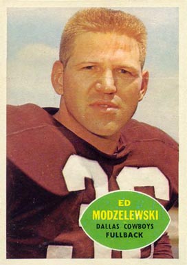 1960 Topps Ed Modzelewski #33 Football Card