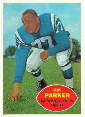 1960 Topps Jim Parker #5 Football Card
