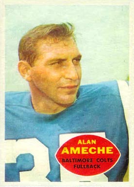 1960 Topps Alan Ameche #2 Football Card