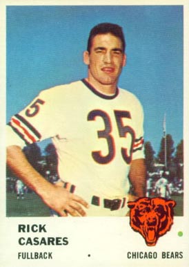 1961 Fleer Rick Casares #2 Football Card