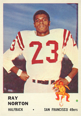 1961 Fleer Ray Norton #61 Football Card