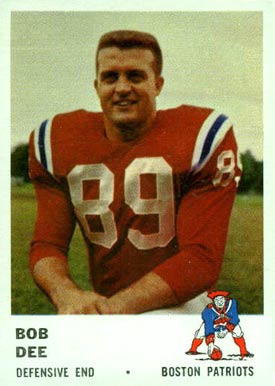 1961 Fleer Bob Dee #187 Football Card