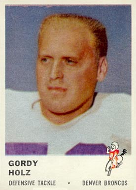 1961 Fleer Gordy Molz #154 Football Card