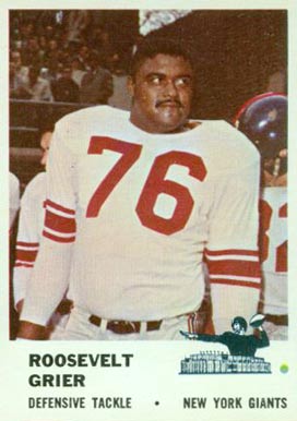 1961 Fleer Roosevelt Grier #77 Football Card