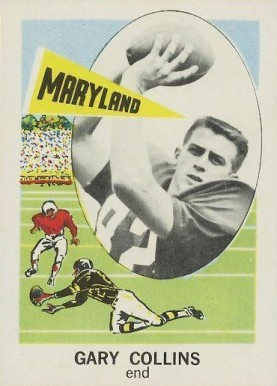 1961 Nu-Card Gary Collins #128 Football Card