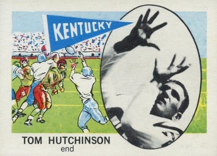 1961 Nu-Card Tom Hutchinson #171 Football Card