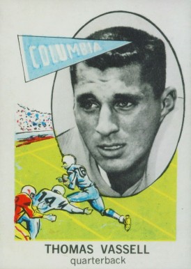 1961 Nu-Card Tom Vassell #179 Football Card