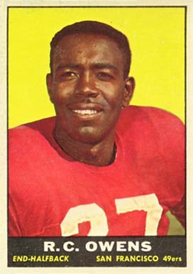1961 Topps R.C. Owens #61 Football Card