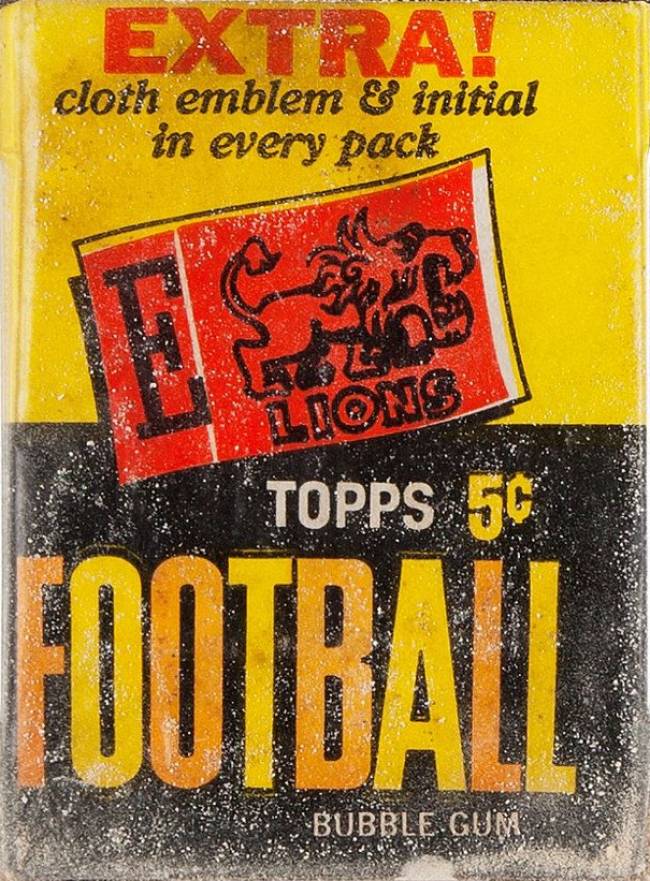 1961 Topps Wax Pack #WP Football Card
