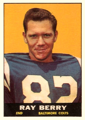 1961 Topps Ray Berry #4 Football Card