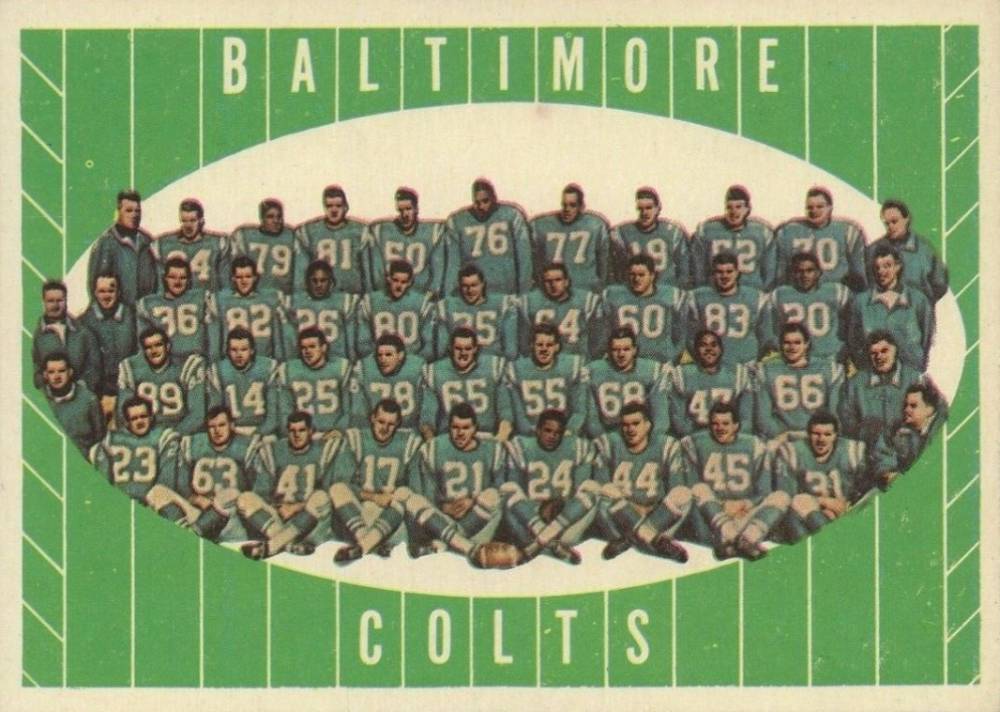 1961 Topps Baltimore Colts #9 Football Card
