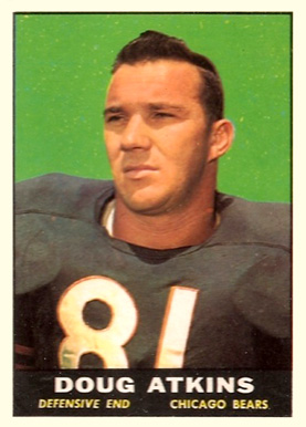 1961 Topps Doug Atkins #15 Football Card