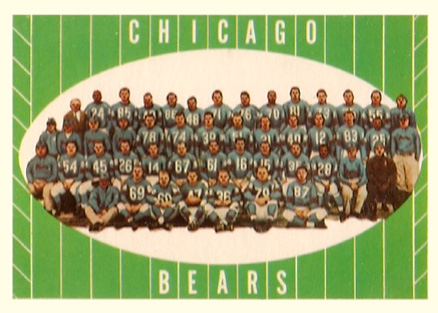 1961 Topps Chicago Bears #18 Football Card