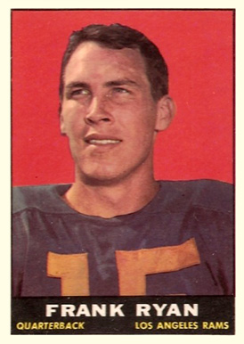1961 Topps Frank Ryan #48 Football Card