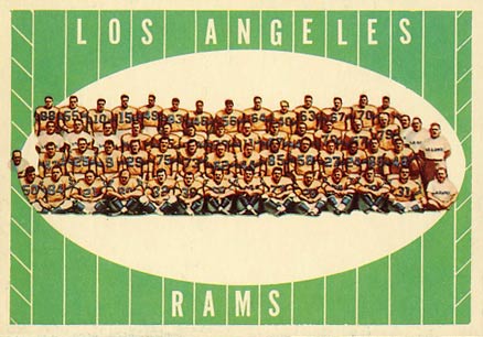 1961 Topps Los Angeles Rams #56 Football Card