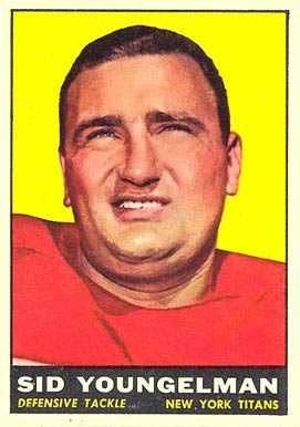 1961 Topps Sid Youngelman #152 Football Card