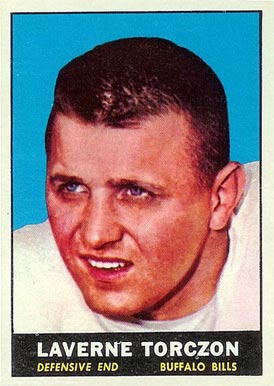1961 Topps Laverne Torczon #157 Football Card