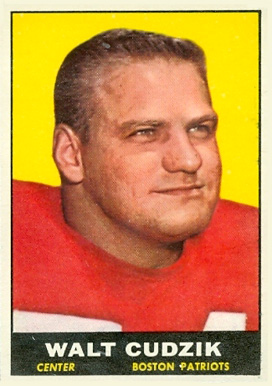 1961 Topps Walt Cudzik #179 Football Card