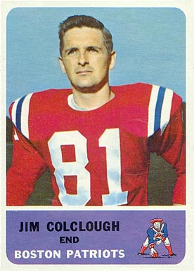 1962 Fleer Jim Colclough #5 Football Card