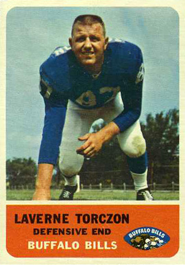 1962 Fleer Lavern Torczon #21 Football Card