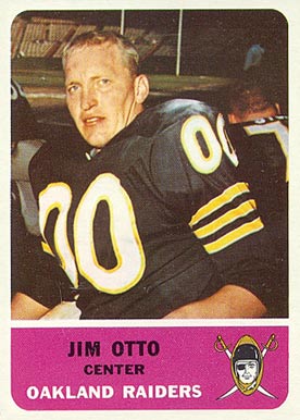 1962 Fleer Jim Otto #72 Football Card