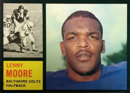 1962 Topps Lenny Moore #2 Football Card