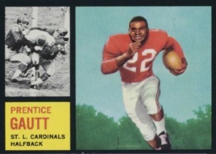 1962 Topps Prentice Gautt #142 Football Card