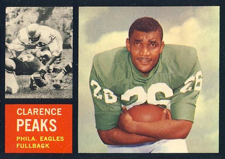 1962 Topps Clarence Peaks #118 Football Card