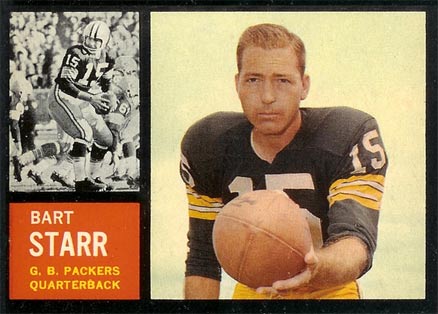 1962 Topps Bart Starr #63 Football Card