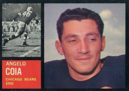 1962 Topps Angelo Coia #20 Football Card
