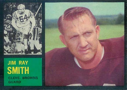 1962 Topps Jim Ray Smith #30 Football Card
