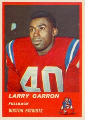 1963 Fleer Larry Garron #1 Football Card