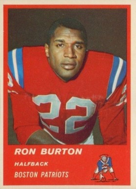 1963 Fleer Ron Burton #3 Football Card