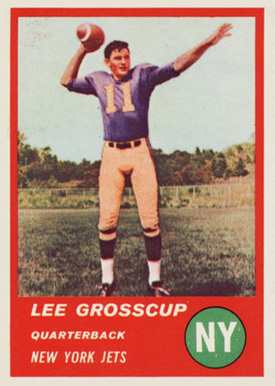 1963 Fleer Lee Grosscup #13 Football Card