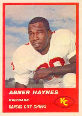 1963 Fleer Abner Haynes #48 Football Card
