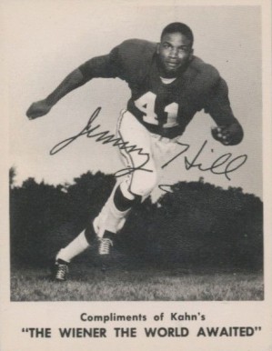 1963 Kahn's Wieners Jimmy Hill # Football Card