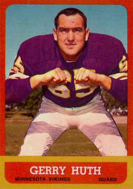 1963 Topps Gerry Huth #104 Football Card
