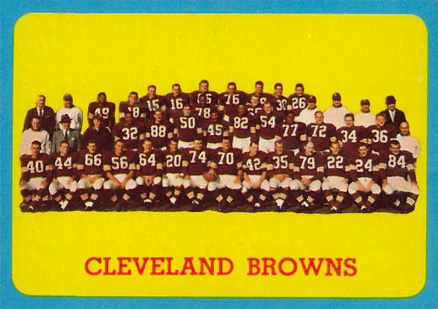 1963 Topps Cleveland Browns #24 Football Card