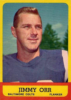 1963 Topps Jimmy Orr #3 Football Card