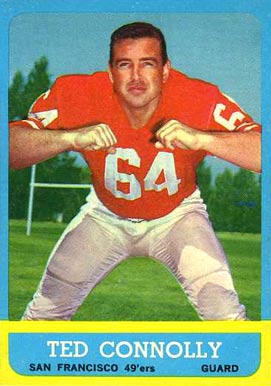 1963 Topps Ted Connolly #139 Football Card