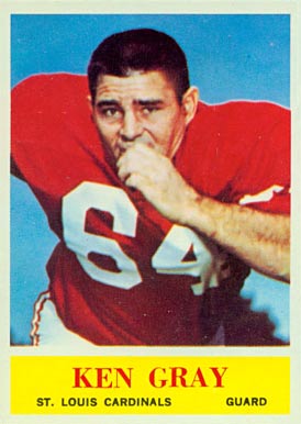 1964 Philadelphia Ken Gray #172 Football Card