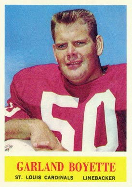 1964 Philadelphia Garland Boyette #169 Football Card
