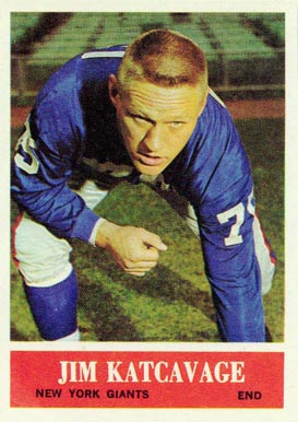 1964 Philadelphia Jim Katcavage #119 Football Card