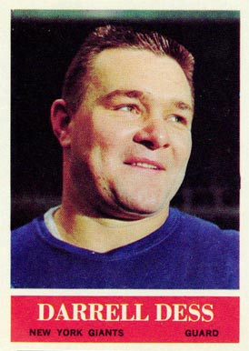 1964 Philadelphia Darrell Dess #116 Football Card