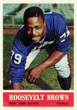 1964 Philadelphia Roosevelt Brown #114 Football Card