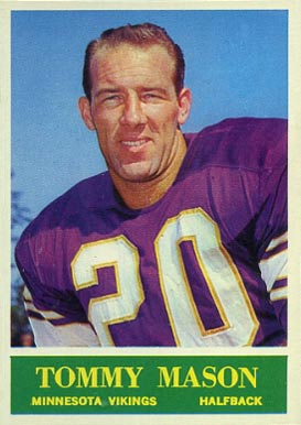 1964 Philadelphia Tommy Mason #105 Football Card